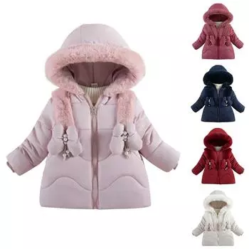 Зимнее детское утепленное пуховое пальто ThermoPlume 100 тёмно-синий