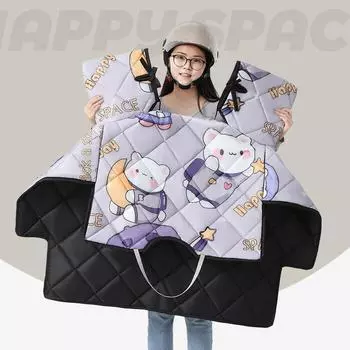 Зимнее лобовое стекло электромобиля, холодное одеяло, защита плеч, теплое плюшевое утолщенное одеяло для трамвая, осенне-зимнее лобовое стекло Winter style