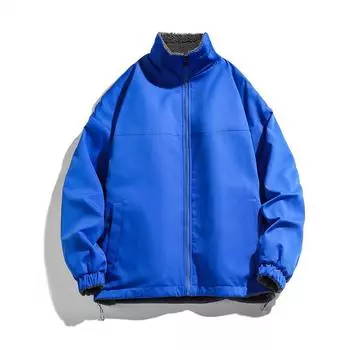 Зимнее новое мужское корейское исполнение, утолщенное теплое пальто из овечьей шерсти с воротником-стойкой, модное красное пальто для любителей моды S