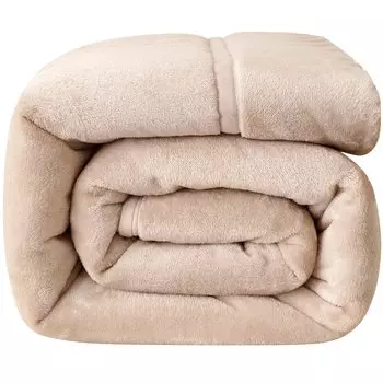 Зимнее очень толстое теплое фланелевое одеяло из четырех слоев Thinsulate, два чрезвычайно изолирующих одеяла с влагой, теплом, запахом, клещами, может использоваться в качестве множества