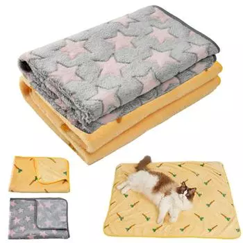 Зимнее одеяло для собак, спальный коврик для кошек, толстый милый принт, домашний спальный лист для щенка, уютный коврик для маленьких и больших собак, товары для домашних животных XS