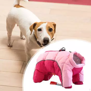 Зимнее пальто для собак, светоотражающая водолазка, зимняя куртка, брюки-комбинезон для холодной погоды XL