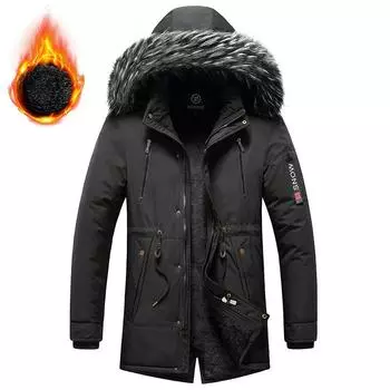 Зимнее пальто, мужская модная одежда с большой хлопковой подкладкой, мужская новая куртка, модная рабочая одежда, весенняя модная одежда с хлопковой подкладкой L