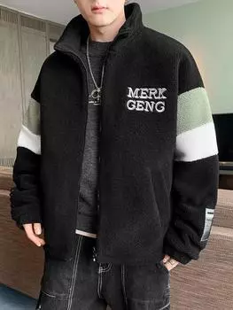 Зимнее пальто, новое мужское кашемировое пальто, кашемировое пальто, мужская модная одежда с длинными рукавами и капюшоном на хлопковой подкладке, мужские топы S чёрный