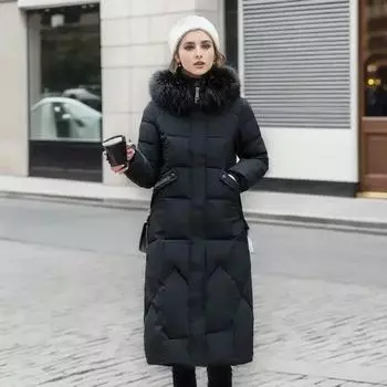 Зимнее пальто женское Traf New Snow Wear пальто женский свитер женские куртки зимнее пальто куртка зимняя одежда женская L красный