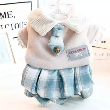 Зимнее платье для собак, пальто, милая куртка для щенков, пальто для домашних животных, одежда для собак маленьких собак XS