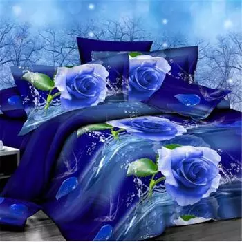 Зимнее постельное белье Дизайн 3D Кошка Печать Постельное белье Постельное белье Декор Зимние удобные комплекты постельного белья 1.5x2.1/2pcs красный