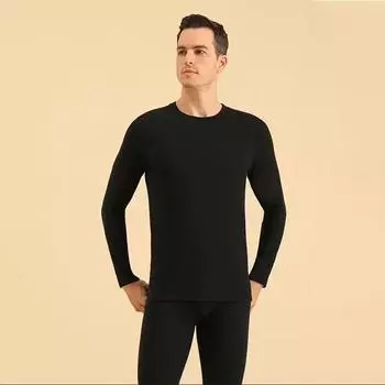 Зимнее простое теплое нижнее белье из графена с чистой цветовой температурой для мужчин и женщин, кипячение, согревающий теплый комплект L-Men