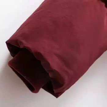 Зимнее пуховое пальто Утолщенный воротник-стойка Большие карманы на молнии Ветрозащитный застежка-молния Длинные рукава Сохранение тепла M