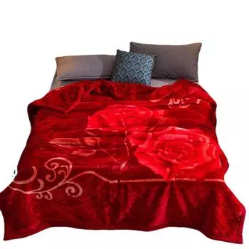 Зимнее теплое двухслойное толстое одеяло Рашель 150 * 200Cm [2kg] катоба