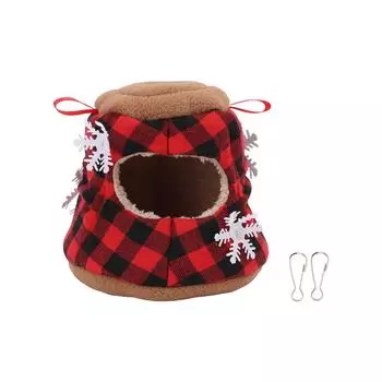 Зимнее теплое птичье гнездо мягкое удобное портативное подвесное гнездо для хомяков для птиц попугаев хомяковДерево