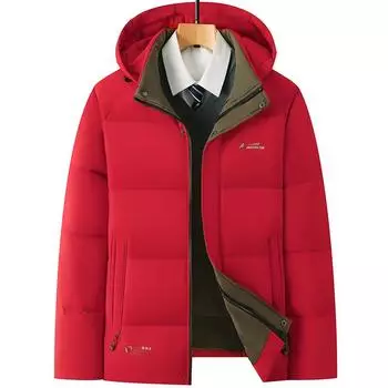 Зимнее толстое хлопковое пальто, повседневная деловая куртка, зимнее хлопковое пальто, куртка для хлеба XXXXXL чёрный