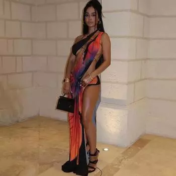 Зимнее женское модное сексуальное платье с косым вырезом и открытой спиной S красный