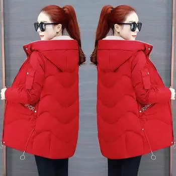 Зимнее женское пальто с капюшоном, стеганая куртка, теплая, облегающая, большого размера, модная, бесплатная доставка, оптовая продажа XXXL чёрный