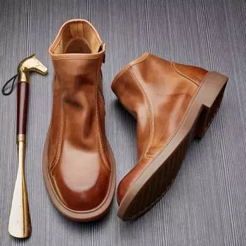 Зимние бархатные ботинки Martin, мужские высокие ботинки, британский стиль, средние и низкие, модные универсальные ботинки из коровьей кожи, короткие ботинки Chelsea 37
