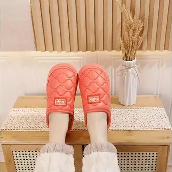 Зимние бархатные женские хлопковые тапочки для дома теплые и удобные с толстой подошвой нескользящие модные и удобные хлопковые швабры OEM