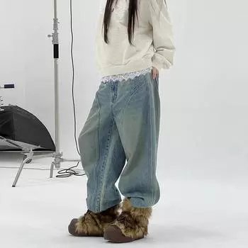 Зимние ботинки Chaobunnan Mao Mao, зима 2024, новые утепленные хлопковые ботинки для отдыха на открытом воздухе с большим носком и платформой 35 коричневый