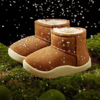 Зимние ботинки Classmates Теплая зимняя обувь Хлопковая обувь Теплая бархатная сумка на каблуке 21