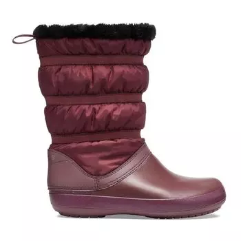 Зимние ботинки Crocband 205314 бордовые 22 см [Crocs] женские