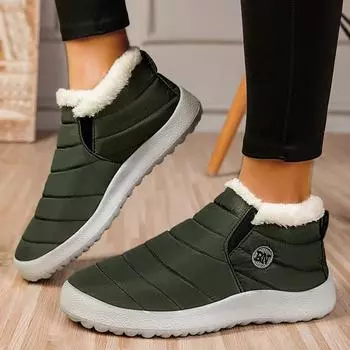 Зимние ботинки для мужчин Большие размеры Обувь Мужская мода Мужская зимняя обувь Мужская обувь Теплая меховая мужская обувь Мягкая обувь Меховые ботинки 35 чёрный