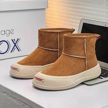 Зимние ботинки для мужчин Sonw Warm мужские кроссовки мокасины ботильоны Add Velvet Спорт и отдых Повседневный Износостойкий Нескользящий 39 верблюд