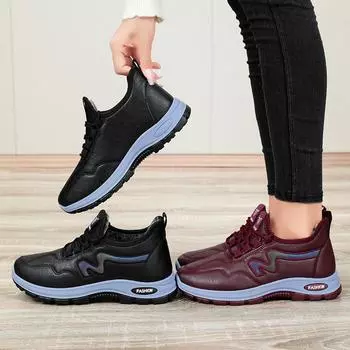 Зимние ботинки для женщин, теплые нескользящие ботинки с подкладкой из искусственного меха, обувь для ходьбы на открытом воздухе, нескользящая обувь для треккинга, женские удобные короткие ботинки 36