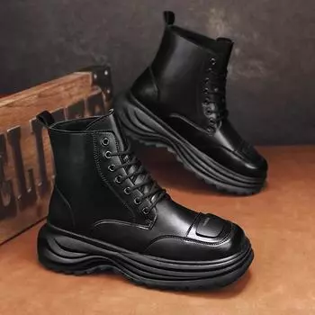 Зимние ботинки мужские Бесплатная доставка Обувь Мужские ботинки Повседневные кроссовки Мужская защитная обувь Платье Booty Man Taco Ботильоны мужские Высокие рабочие 39