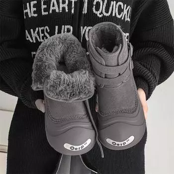 «Зимние ботинки Smile 2024 года»: Увеличивают рост, толстая подошва, теплый бархат, дизайн с большой головой, унисекс». 39 хаки