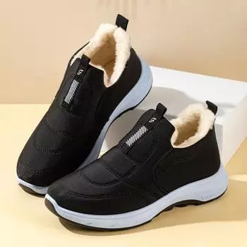 Зимние ботинки ветрозащитные повседневные туфли для ходьбы для пары с набивкой из утолщенного теплого хлопка 36