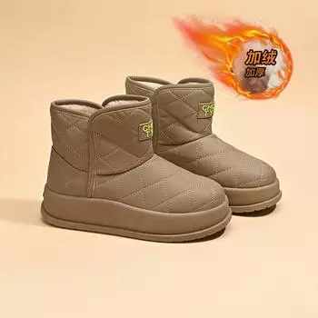 Зимние ботинки женские 2024 года, новые женские туфли, короткие термоботинки из хлопка, утолщенные ботинки, женские ботинки, женская обувь MX7807 35