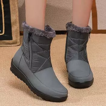 Зимние ботинки женские меховые женские туфли водонепроницаемые женские туфли сохраняют тепло женские повседневные новые зимние ботинки Botas Mujer 35