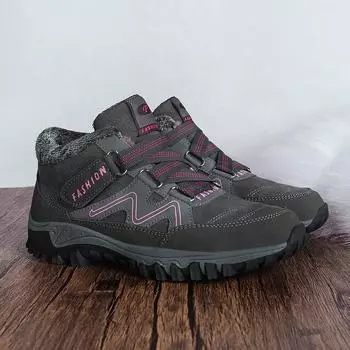 Зимние ботинки женские, высококачественные, теплые, для пар, зимние ботинки, толстая подошва, резиновые, плюшевые, рабочие ботинки, спортивная обувь на платформе, женская, новая 35