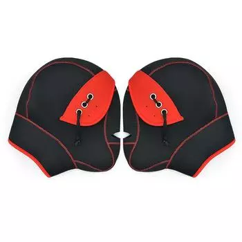 Зимние чехлы на руль мотоцикла, ветрозащитные, толстые, теплые, водонепроницаемые, чехол для ручки мотоцикла, скутера, защитные муфты one size fits all красный