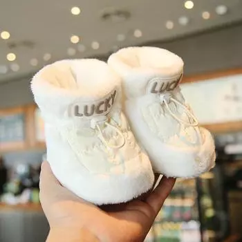 Зимние детские бархатные нескользящие мягкие туфли (0-12 месяцев) 11cm (0-6 months)