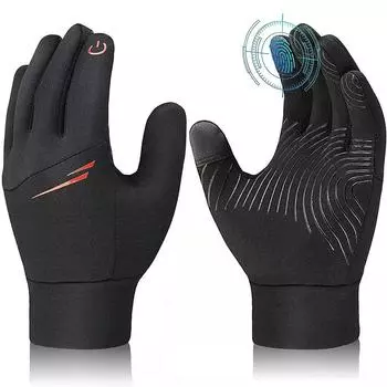 Зимние детские перчатки для езды на велосипеде, теплые, нескользящие, водонепроницаемые, перчатки для езды на велосипеде с сенсорным экраном, перчатки для занятий спортом на открытом воздухе с закрытыми пальцами. XL