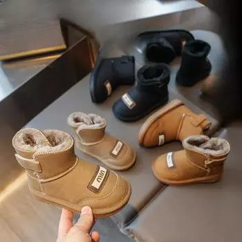 Зимние детские сапожки с хлопковыми сапогами 22