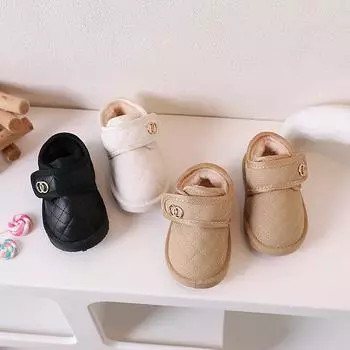 Зимние детские снегоступы Velvet Shoes Детские прогулочные ботинки Размеры 17-28 17 хаки