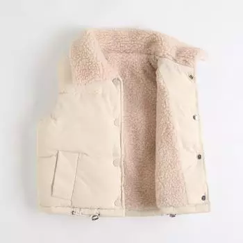Зимние детские толстые жилеты Верхняя одежда для маленьких девочек Плюс бархатные безрукавки Пальто для мальчиков Куртки теплые пальто Жилет для малышей 90