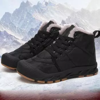 Зимние детские высокие сапоги Спортивная обувь на открытом воздухе Спортивная обувь Ботинки для девочек Сапоги для мальчиков 28 камуфляжный/серый