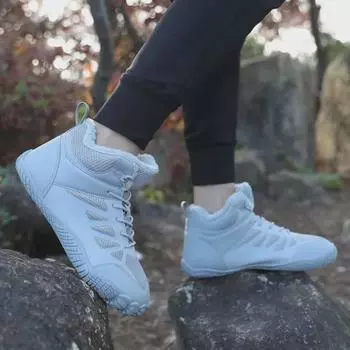 «Зимние дышащие походные ботинки средней высоты для пар 2024 года» 39 чёрный