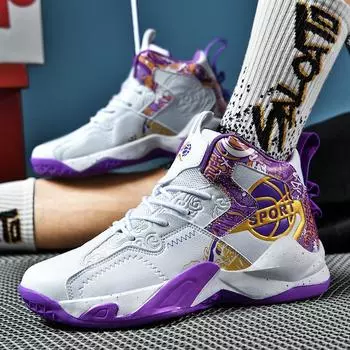 Зимние хлопковые баскетбольные кроссовки мужские бархатные и хлопковые теплые спортивные кроссовки для бега подростков и учеников средней школы практичные кроссовки 35