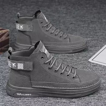 Зимние хлопковые ботинки с бархатом, сохраняющие тепло, высокие мужские повседневные ботинки для сноуборда, устойчивые к ударам, износостойкие, нескользящие, модные ботинки 39 чёрный