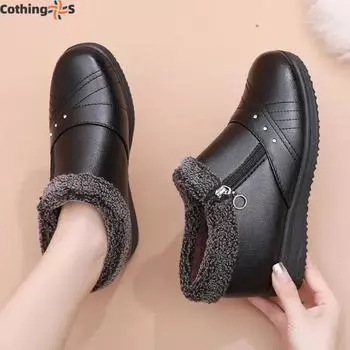 Зимние хлопковые ботинки, теплые хлопковые ботинки с подкладкой 35