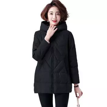 Зимние хлопковые длинные парки, базовые куртки, женские пальто с капюшоном, осенняя куртка, верхняя одежда M красный