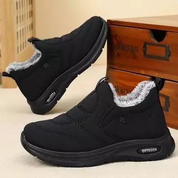 Зимние хлопковые сапоги на флисовой подкладке. Теплые зимние сапоги для пары. 39