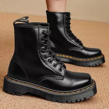 Зимние кожаные мужские ботильоны, повседневная обувь для активного отдыха, легкие дизайнерские мужские теплые рабочие ботинки, классические ботинки ручной работы 35