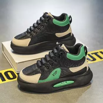 Зимние кроссовки для мальчиков из кожи - новые повседневные детские кроссовки с хлопковой подкладкой 40, size up