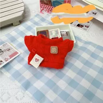 Зимние кукольные свитера, модные свитера, наряды, новое вязаное пальто, 10 см, хлопковая кукла/кукла-идол