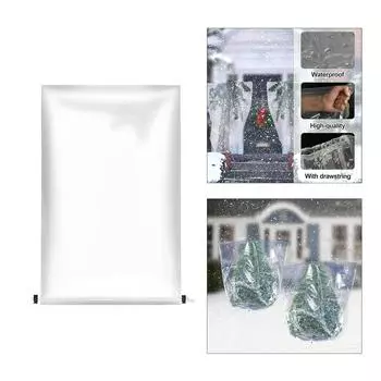 Зимние куртки для утепления растений, чехлы с завязками для сада, дышащие, устойчивые к разрывам, защищающие от замерзания растения и деревья, сумка 1