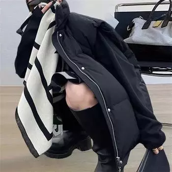 Зимние куртки Стеганые жилеты Безрукавный женский жилет Теплое пальто Оверсайз Верхняя одежда Пуховик Свободная верхняя одежда XXXXL